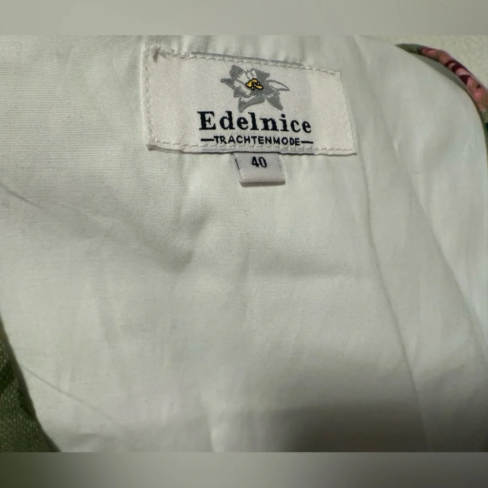 Edelnice Oktoberfest German Corset dress, Size EU 40 (Us 6), Green & brown - Picture 3 of 6